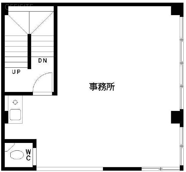 上野四丁目共同ビル2F 間取り図