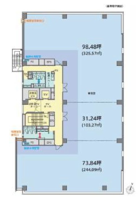 (仮)宮崎県東京ビル再整備事業10F 間取り図