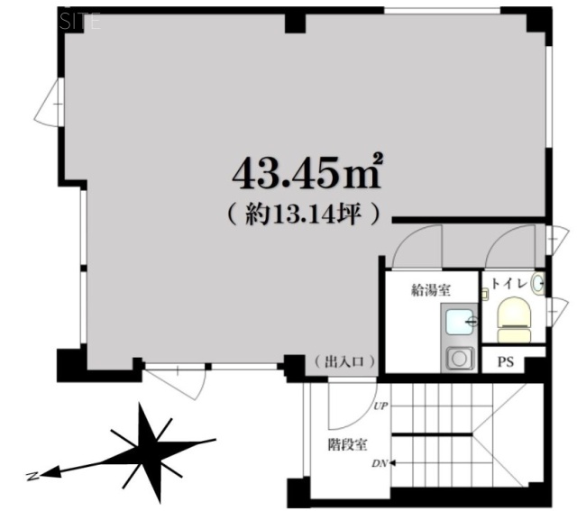 アプリュスⅡ2F 間取り図