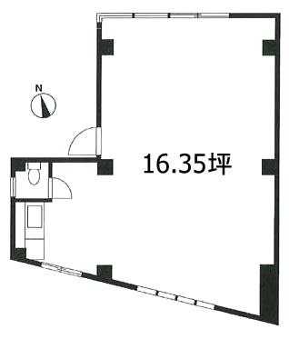 門前仲町1丁目ビル3F 間取り図