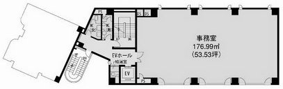 第二虎ノ門ビル8F 間取り図