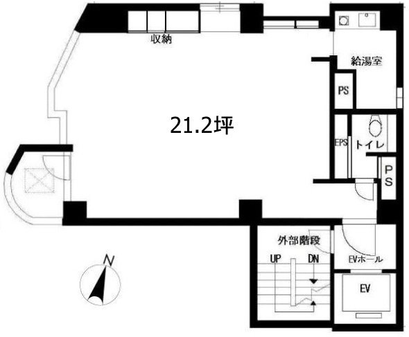Y101ビル4F 間取り図