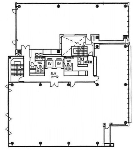 JRE銀座三丁目ビル2F 間取り図