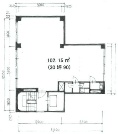 三宅ビル3F 間取り図