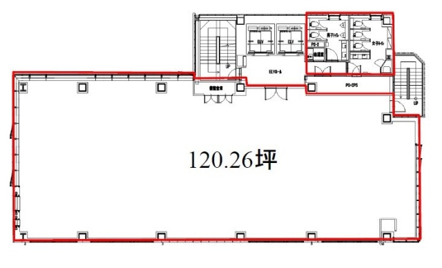 ガーデンキューブ渋谷神南4F 間取り図