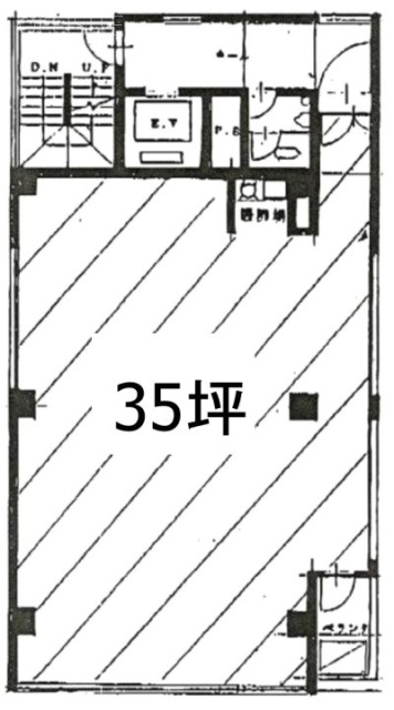 第三中野ビルA 間取り図