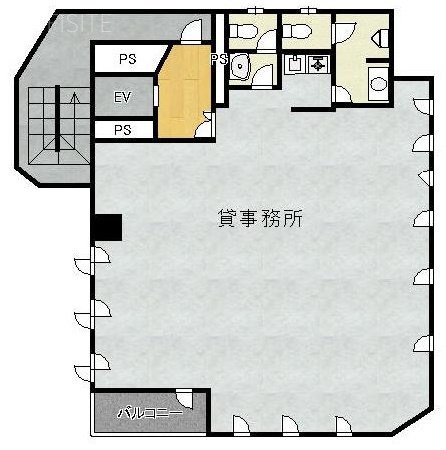 入交(いりまじり)ビル7F 間取り図