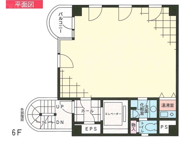 バルビゾン45ビル8F 間取り図