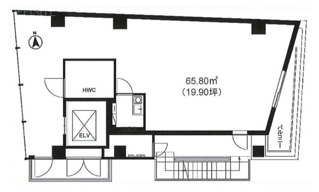 P’s GAIENMAE4F 間取り図