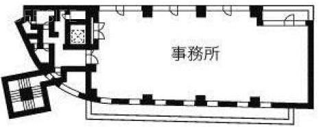 コスモ武蔵小山ビル7F 間取り図