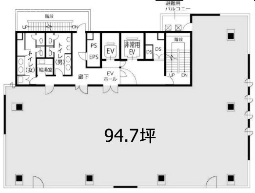 KDX三田ビル4F 間取り図