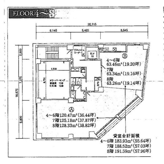 Cー5ビルA 間取り図