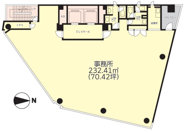 センタークレストビル7F 間取り図