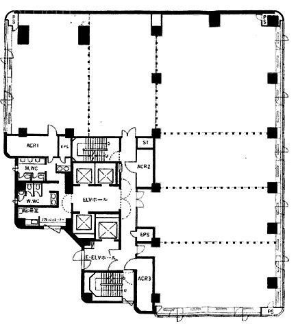 小石川大国ビル6F 間取り図