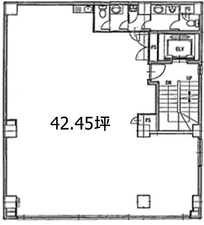 日本橋MIビル2F 間取り図