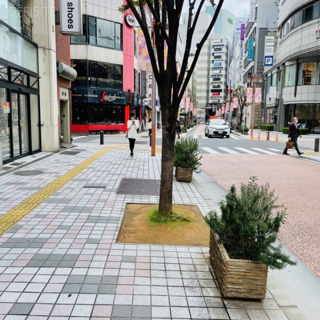 フクモトビル ビル前面道路
