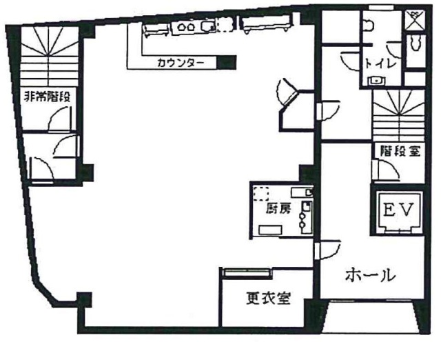 宮間ビル3F 間取り図