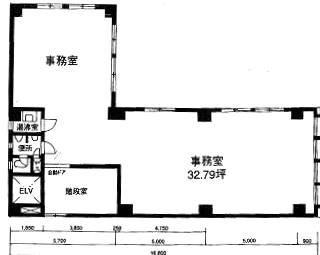 コニーセントラルビル3F 間取り図