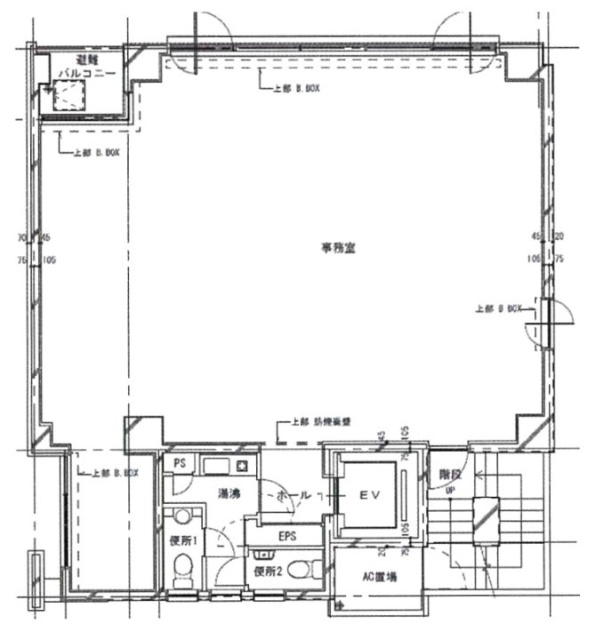 紀文第二ビル1F 間取り図