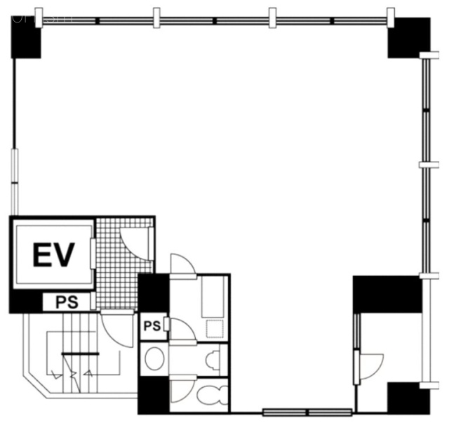 セントラルビル6F 間取り図