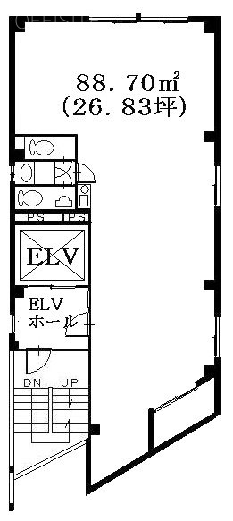 和田ビル601 間取り図