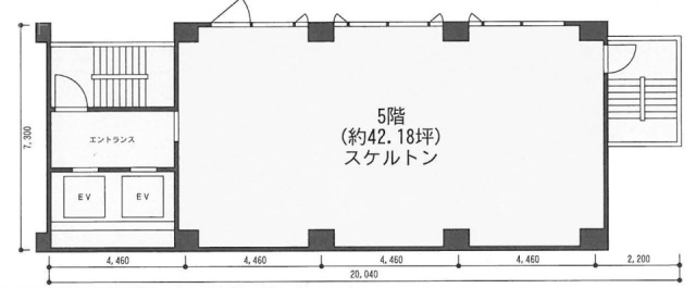 六本木GMビル5F 間取り図