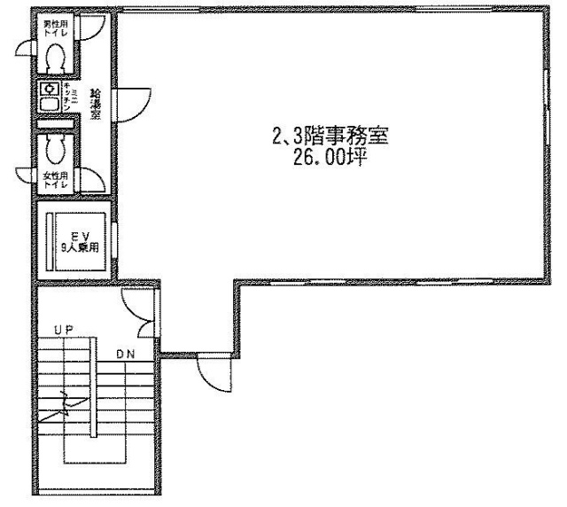 A・I二番町ビル2F 間取り図