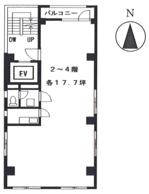 SRビル501 間取り図