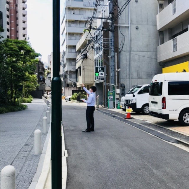 ヴェルミドール恵比寿 4階【402】 8.52坪　ビル前面道路