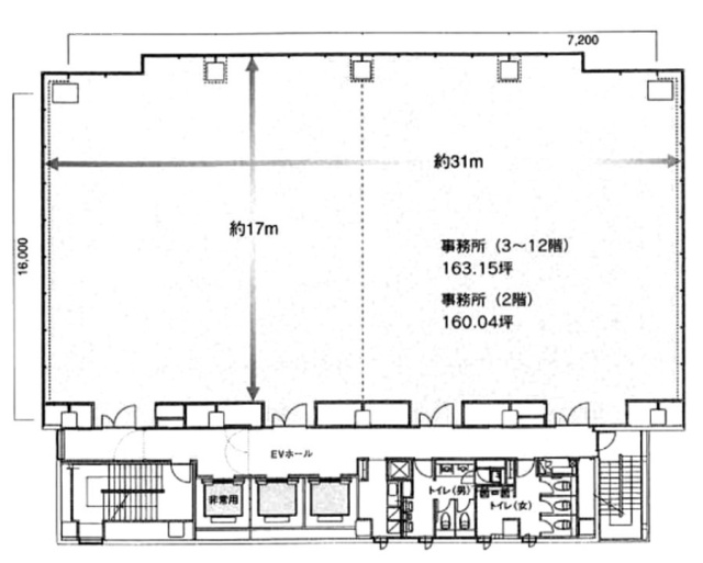 明産西新橋ビル4F 間取り図