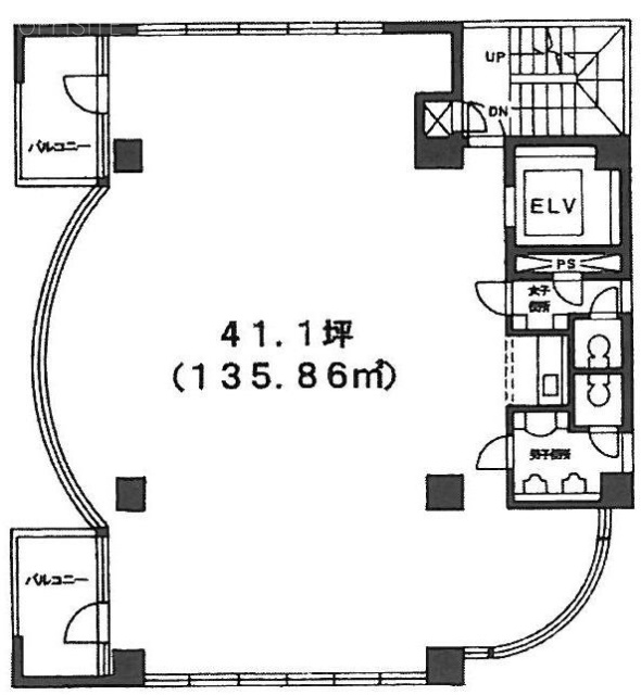 マーキュリースクエア4F 間取り図