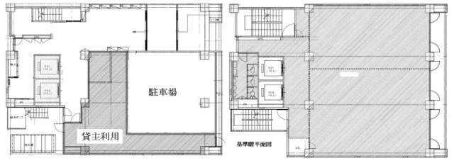 ツチキンビル1F～7F 間取り図