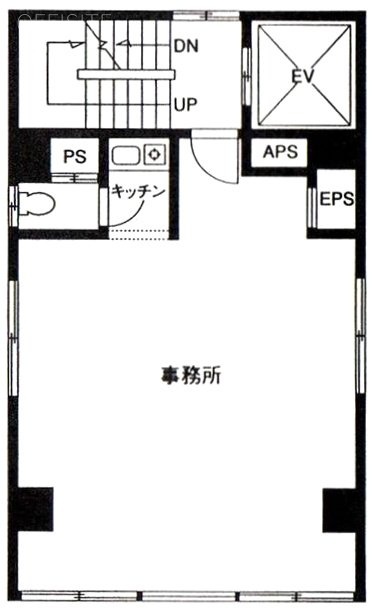上田司町ビル4F 間取り図