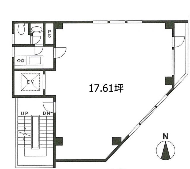 Jサンクス第1ビル4F 間取り図