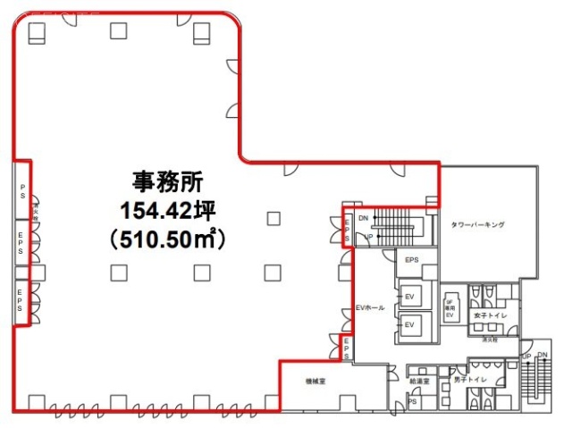 東池袋センタービル5F 間取り図