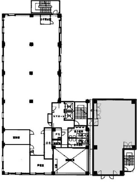 オームビル新館B 間取り図