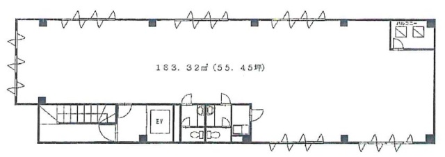 AK BLD.ⅩⅠ2F 間取り図