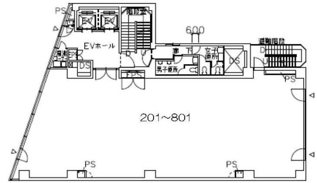 第25中央ビル1F 間取り図