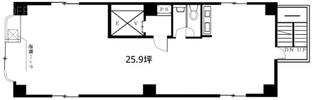 グレイス五番町ビル6F 間取り図