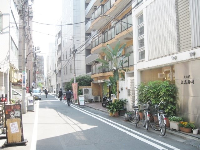 トーア芝ガーデン ビル前面道路