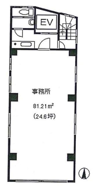 松本ビル2F 間取り図