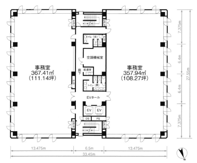 NBF渋谷イーストビル502 間取り図