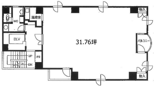 蔵前坂口ビル4F 間取り図