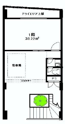 原宿ヒルズビル1F 間取り図