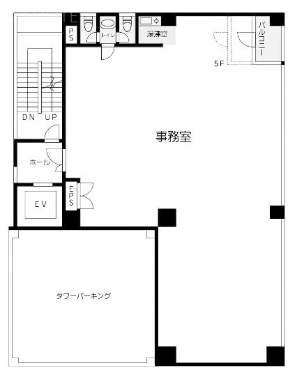 カネオカビル6F 間取り図