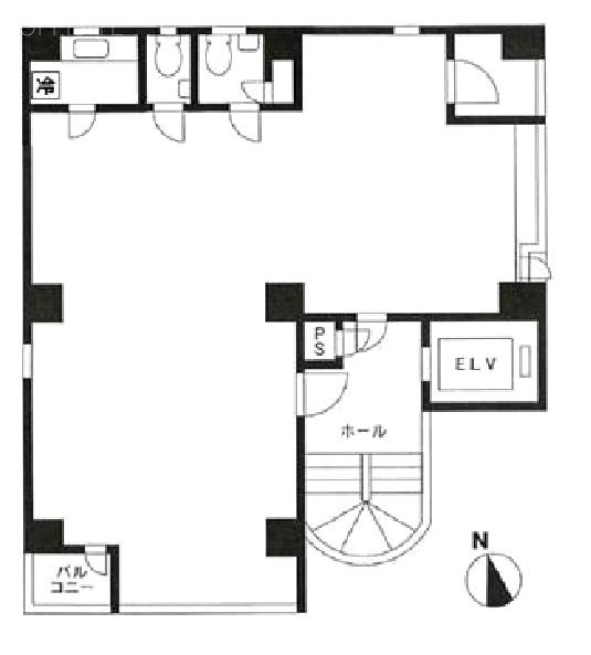 霞ビル6F 間取り図