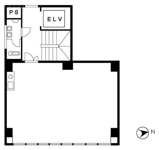 北川ビル4F 間取り図