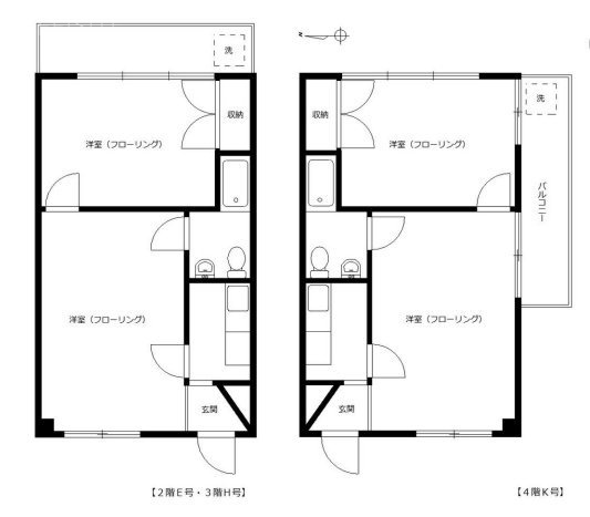 トキワマンションI 間取り図