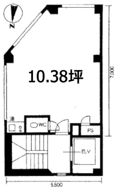 山田ビル3F 間取り図