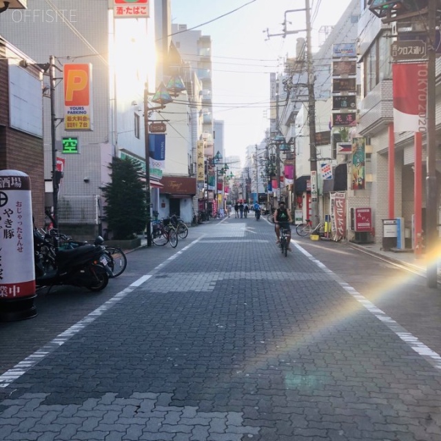 扶桑ビル ビル前面道路